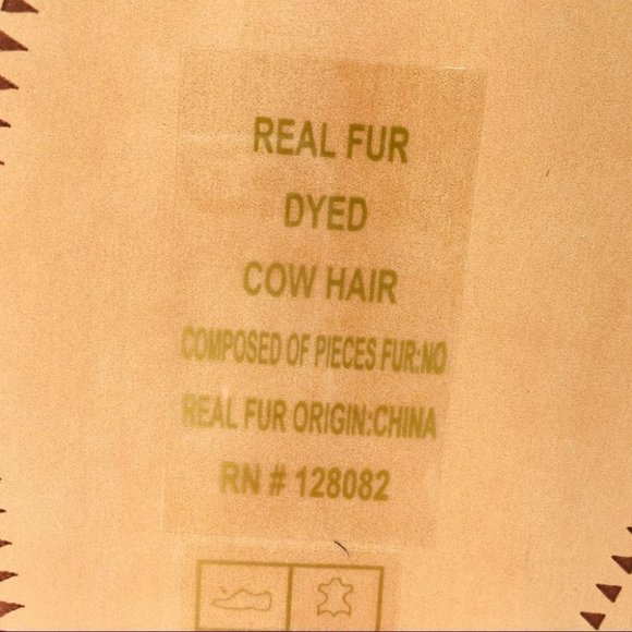 Dolce Vita Cait Leopard Cow Fur Slide Sandals Size 6M - Picture 8 of 11